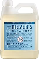 MRS. MEYER'S CLEAN DAY Hand Soap Refill, Rain Water Scent, 33 Fl Oz Bottle